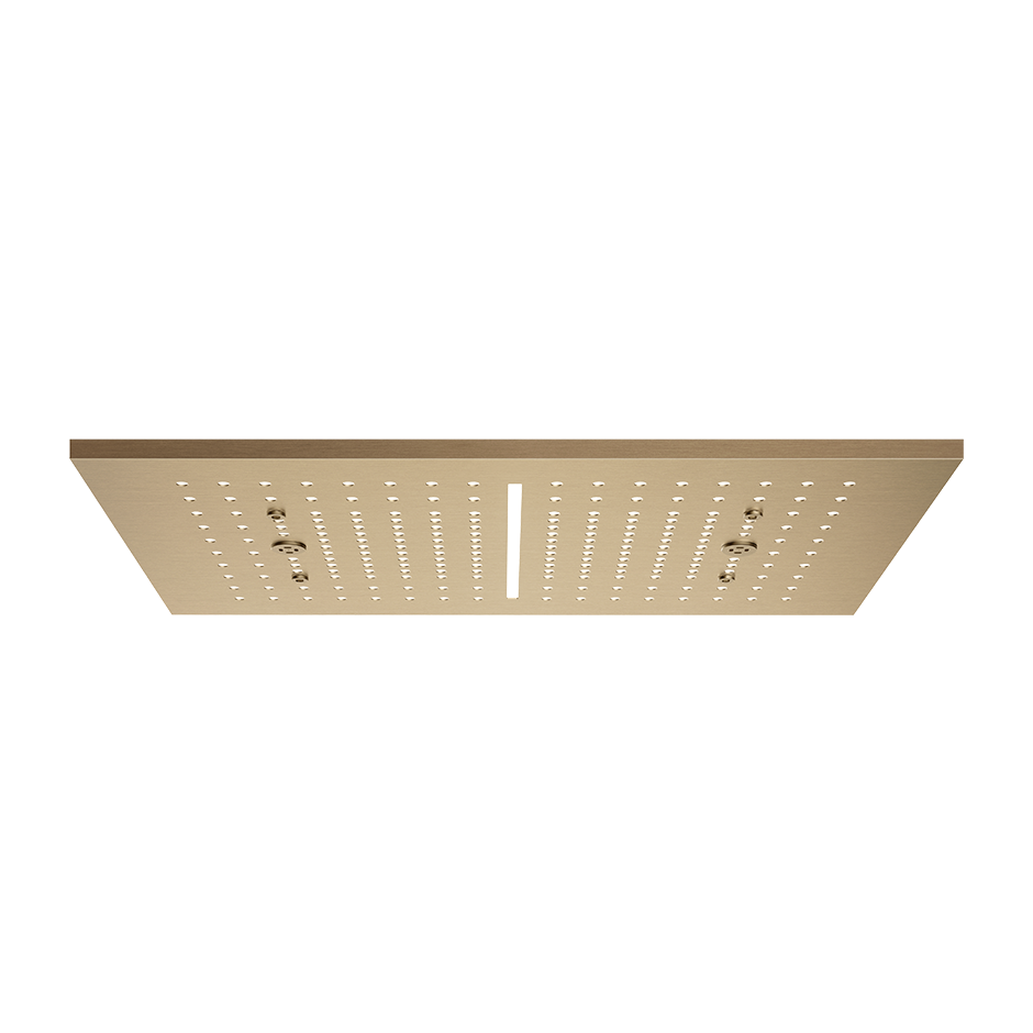 Trim for Ceiling Mount Shower System - 57010 Showers GESSI Warm Bronze Brushed PVD