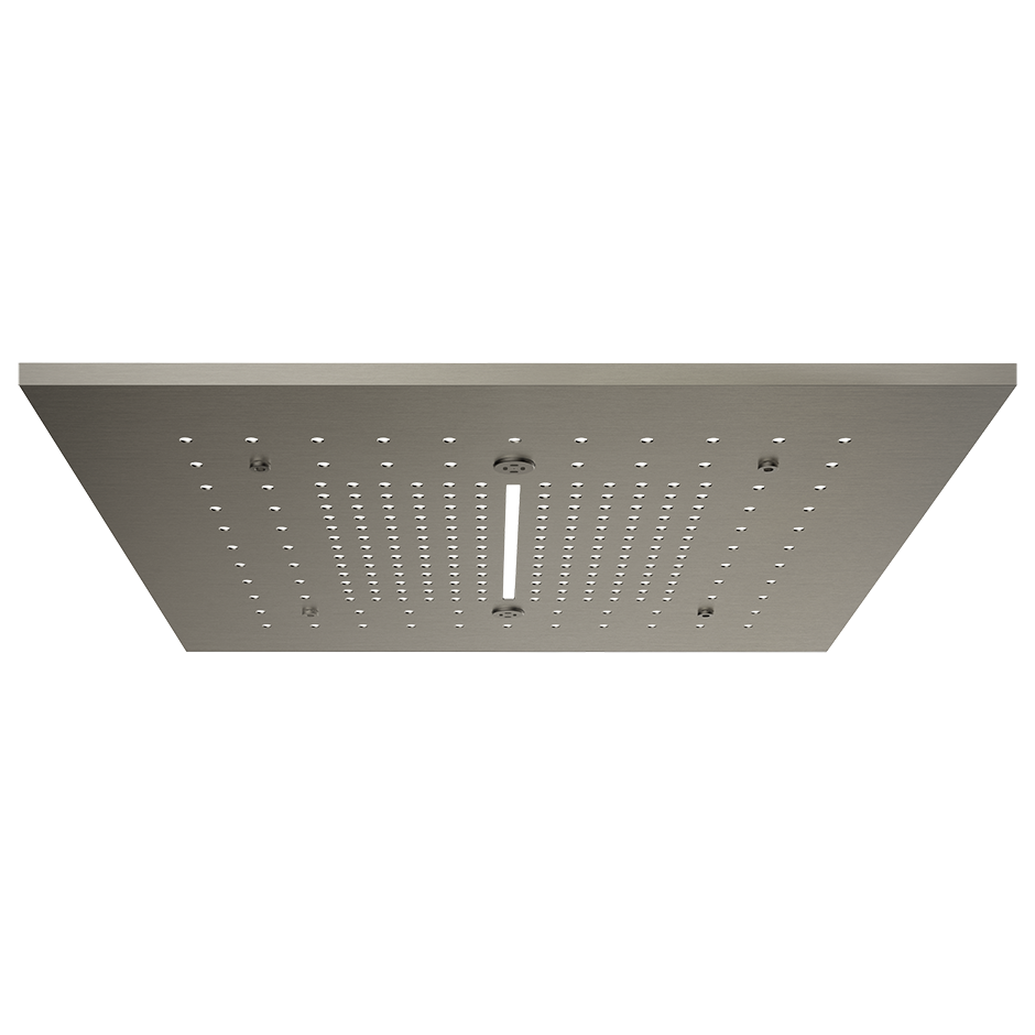 Trim for Ceiling Mount Shower System Showers GESSI Steel Brushed