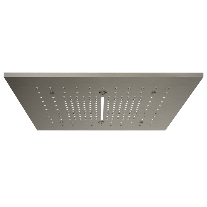 Trim for Ceiling Mount Shower System Showers GESSI Steel Brushed