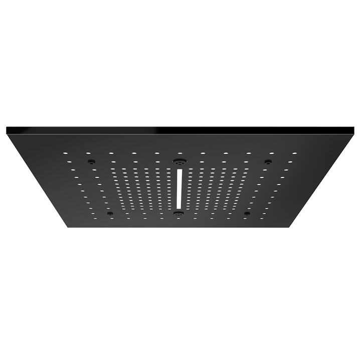Trim for Ceiling Mount Shower System Showers GESSI Black Metal PVD