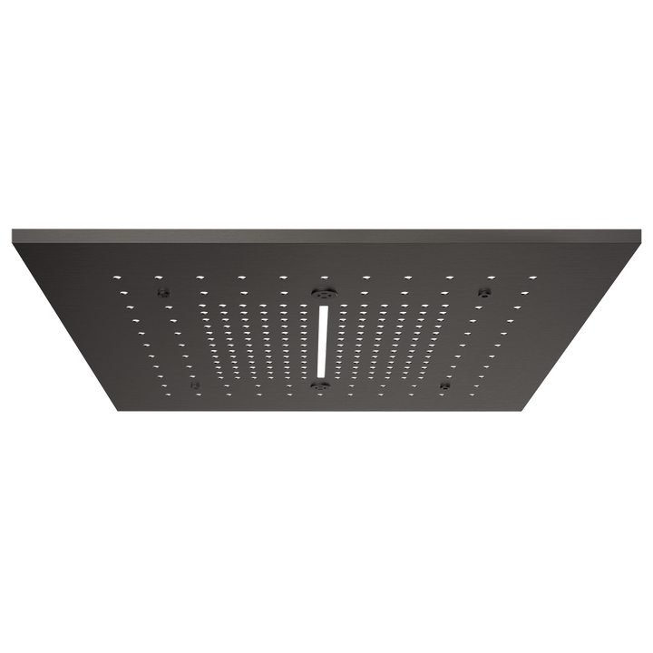Trim for Ceiling Mount Shower System Showers GESSI Black Metal Brushed PVD