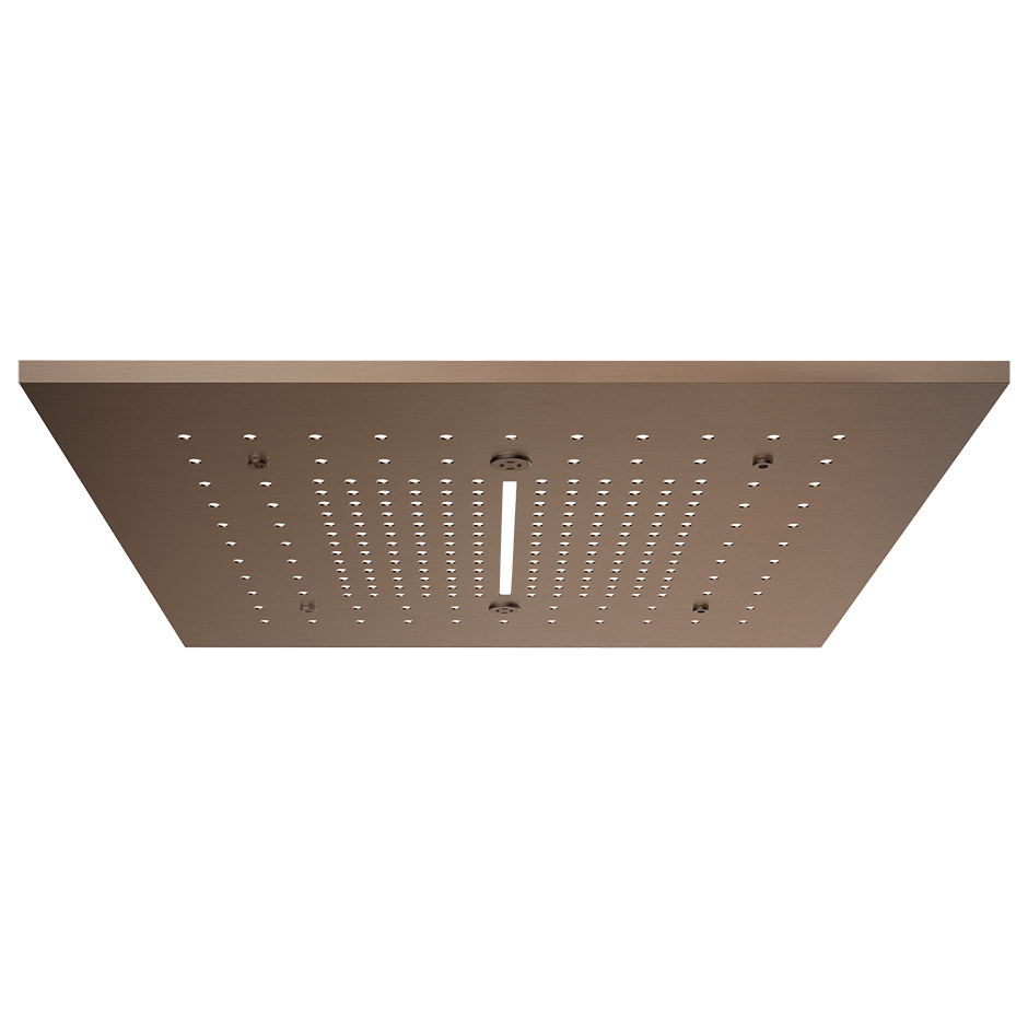 Trim for Ceiling Mount Shower System Showers GESSI Copper Brushed PVD