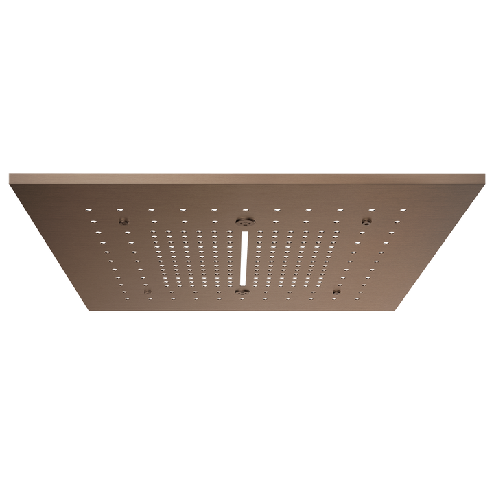 Trim for Ceiling Mount Shower System Showers GESSI Copper Brushed PVD