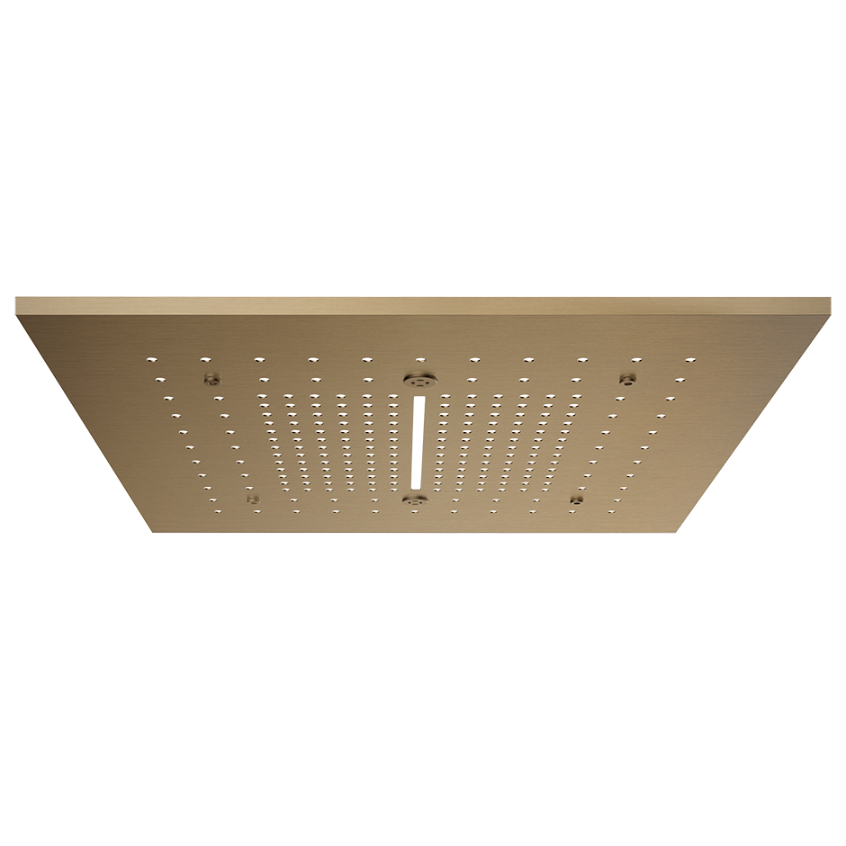 Trim for Ceiling Mount Shower System Showers GESSI Warm Bronze Brushed PVD
