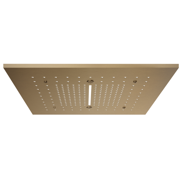 Trim for Ceiling Mount Shower System Showers GESSI Warm Bronze Brushed PVD