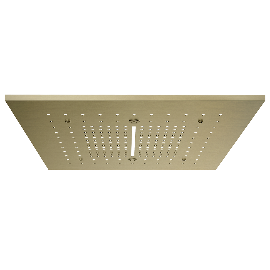 Trim for Ceiling Mount Shower System Showers GESSI Brass Brushed PVD