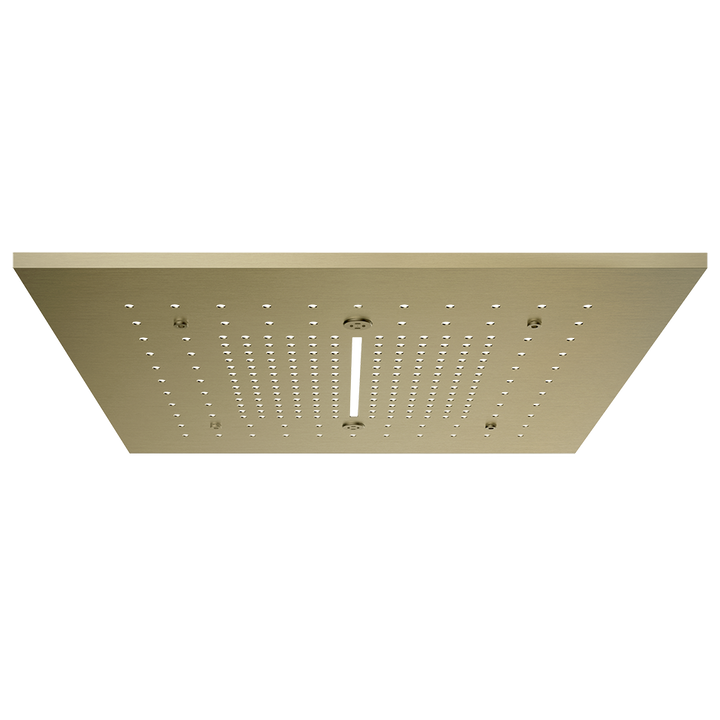 Trim for Ceiling Mount Shower System Showers GESSI Brass Brushed PVD