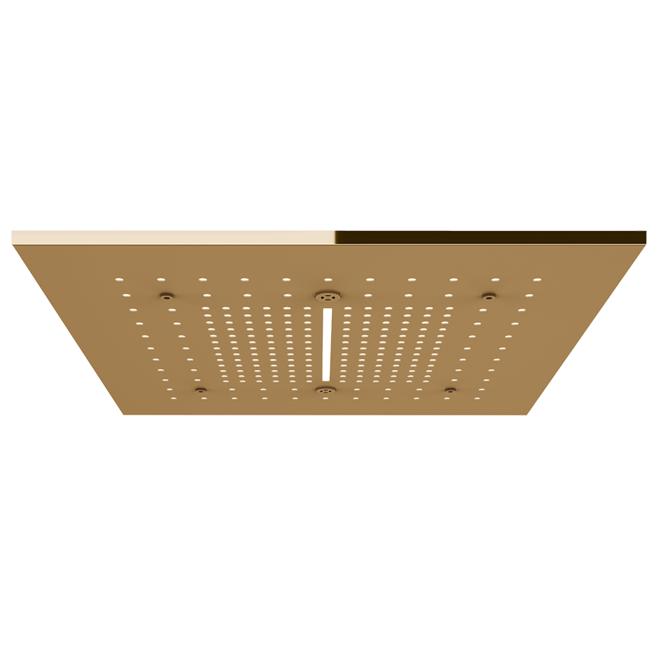 Trim for Ceiling Mount Shower System Showers GESSI Warm Bronze PVD