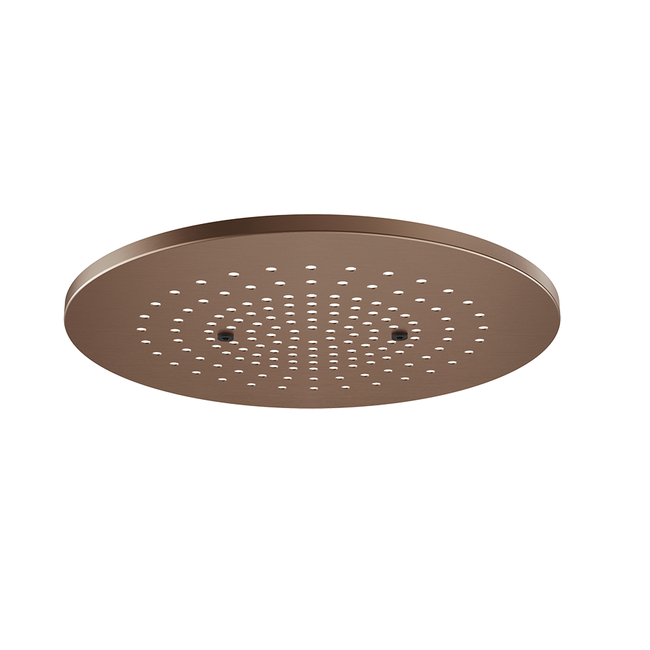 Trim for Ceiling Mount Shower System Showers GESSI Copper Brushed PVD