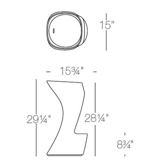 Noma Bar Stool Outdoor Vondom   