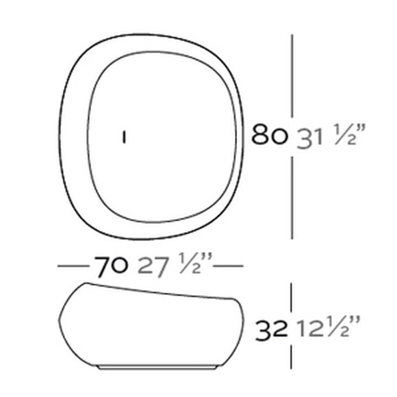 Noma Ottoman Outdoor Vondom   