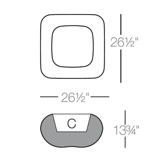 Pillow Planter Outdoor Vondom   