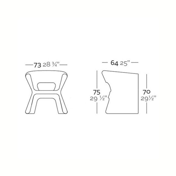 Pal Armchair Outdoor Vondom   