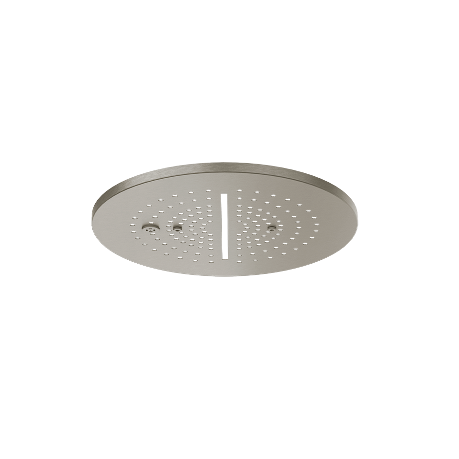 Trim for Ceiling Mount Shower System - 57873 Showers GESSI Steel Brushed