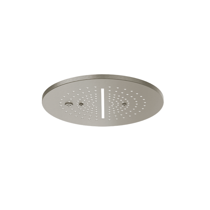 Trim for Ceiling Mount Shower System - 57873 Showers GESSI Steel Brushed
