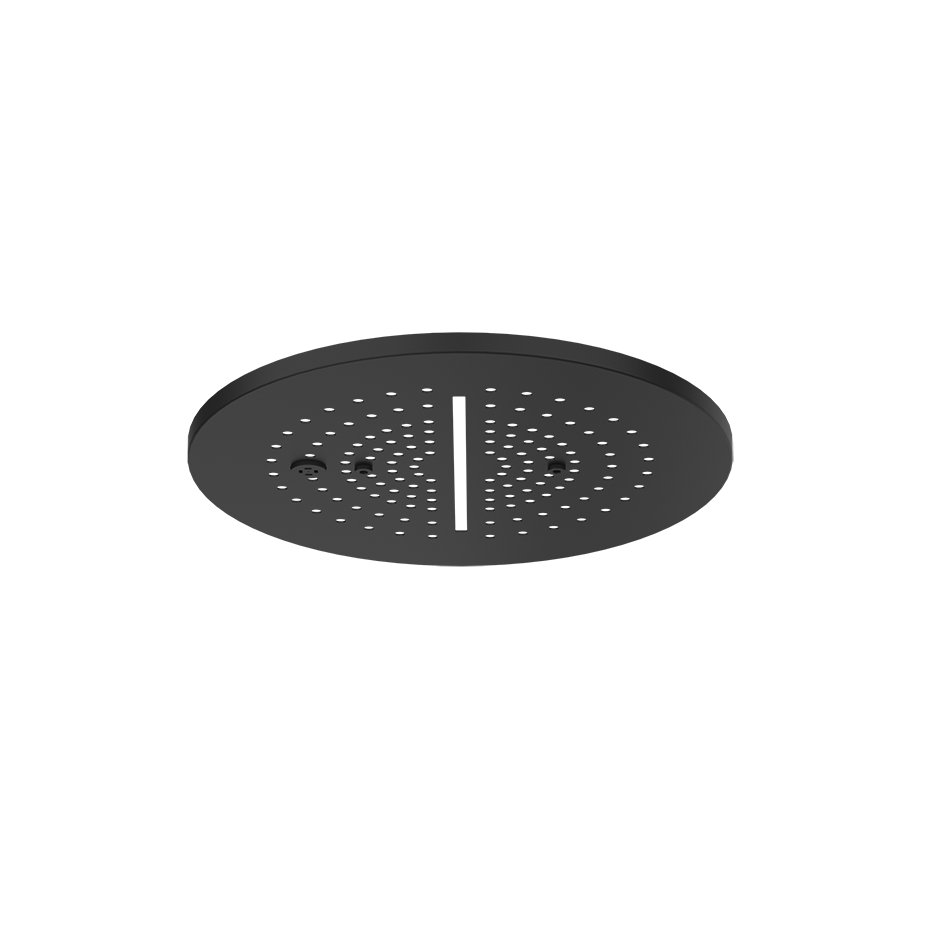 Trim for Ceiling Mount Shower System - 57873 Showers GESSI Matte Black