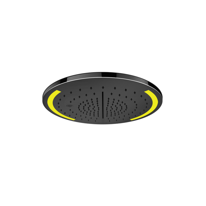 Trim for Ceiling Mount Shower System - 57873 Showers GESSI Black Metal PVD