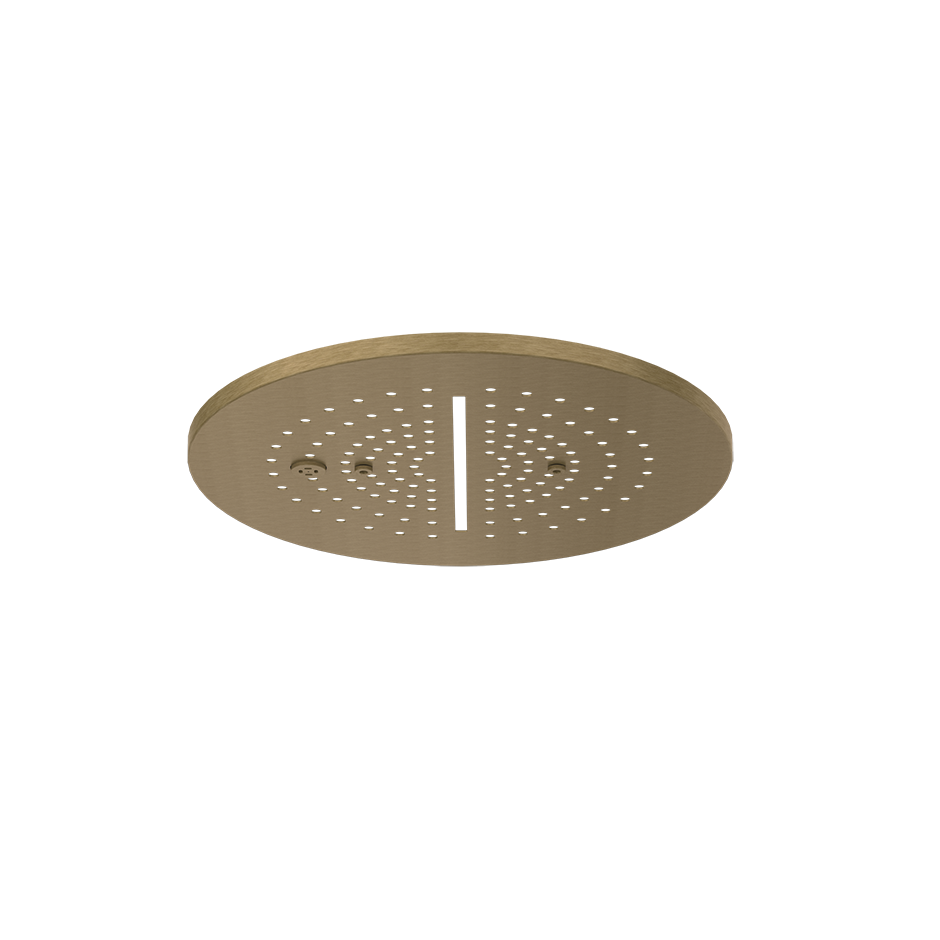 Trim for Ceiling Mount Shower System - 57873 Showers GESSI Antique Brass
