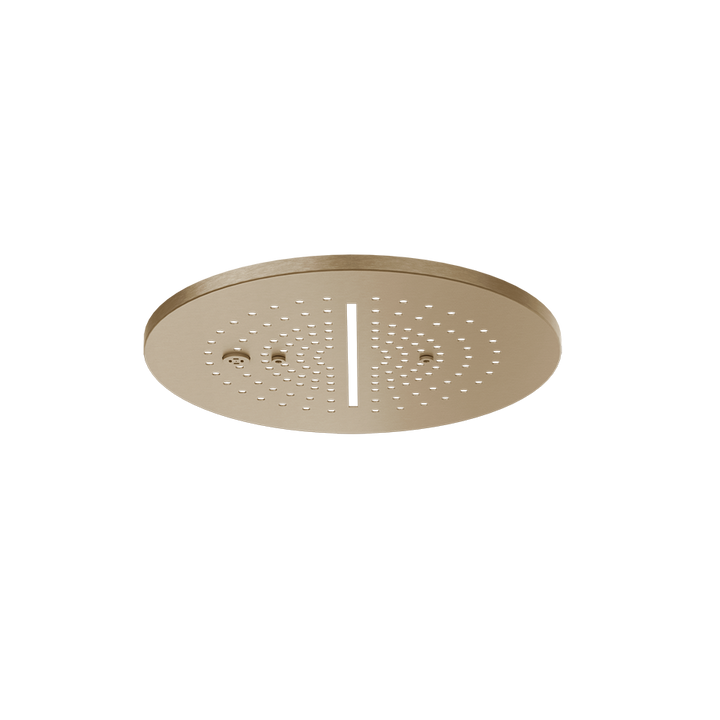 Trim for Ceiling Mount Shower System - 57873 Showers GESSI Warm Bronze Brushed PVD