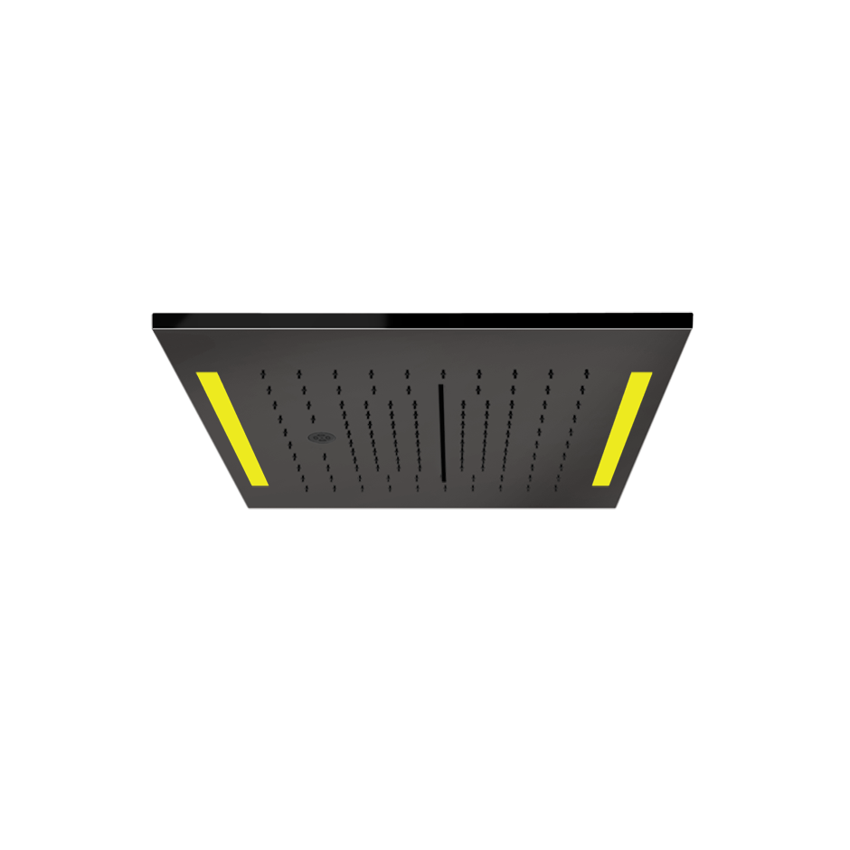 Colour Cover with Lighting System - 57876 Showers GESSI Black Metal PVD