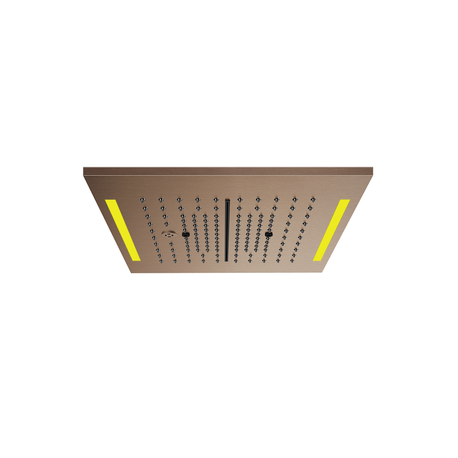 Colour Cover with Lighting System - 57876 Showers GESSI Copper Brushed PVD