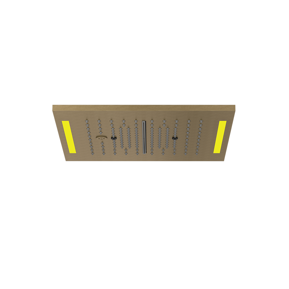 Colour Cover with Lighting System - 57876 Showers GESSI Antique Brass