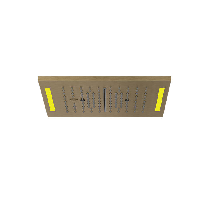 Colour Cover with Lighting System - 57876 Showers GESSI Antique Brass