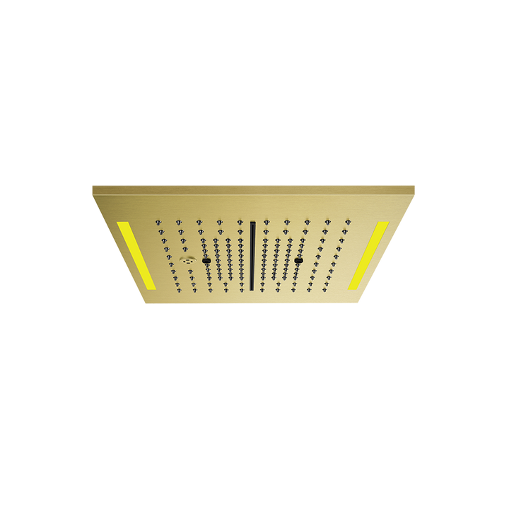 Colour Cover with Lighting System - 57876 Showers GESSI Gold Brushed PVD