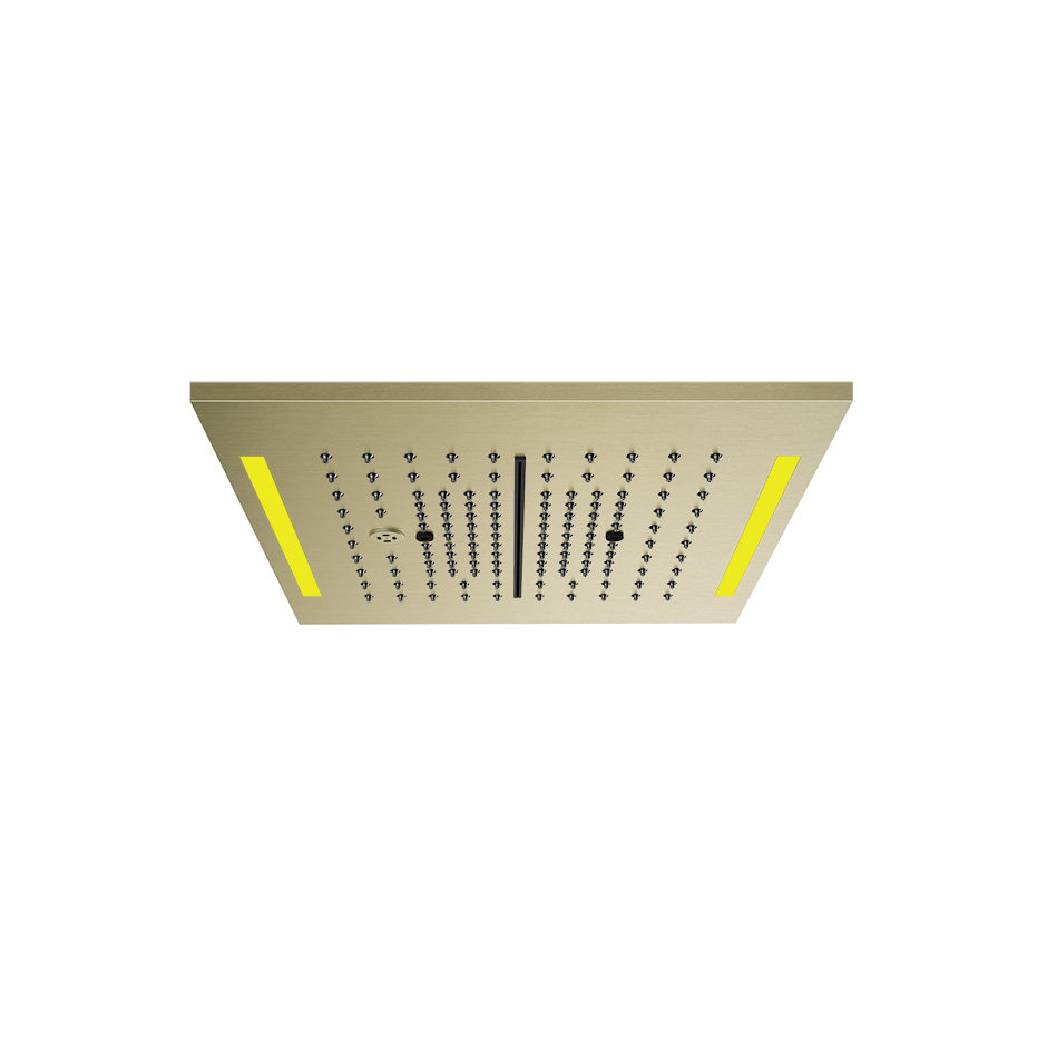 Colour Cover with Lighting System - 57876 Showers GESSI Brass Brushed PVD