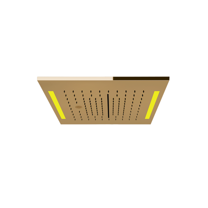 Colour Cover with Lighting System - 57876 Showers GESSI Warm Bronze PVD