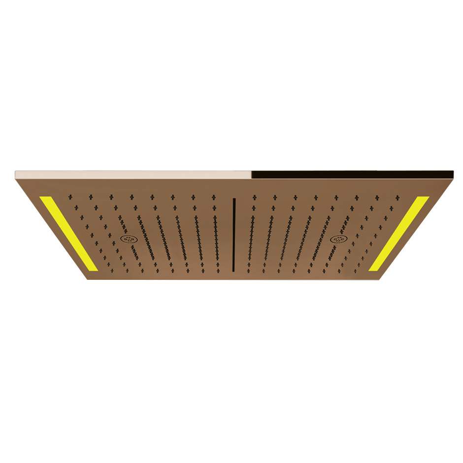 Colour Cover with Lighting System - 57882 Showers GESSI Copper PVD