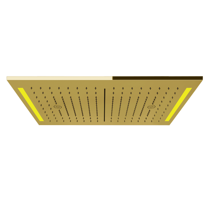 Colour Cover with Lighting System - 57882 Showers GESSI Gold PVD