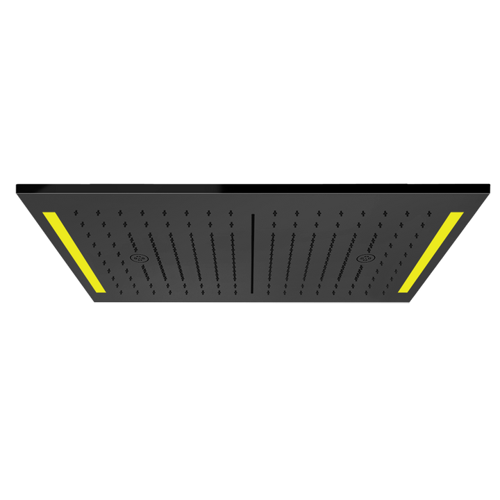 Colour Cover with Lighting System - 57882 Showers GESSI Black Metal PVD