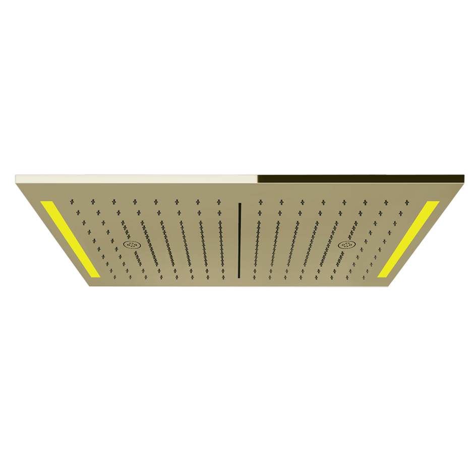 Colour Cover with Lighting System - 57882 Showers GESSI Brass PVD