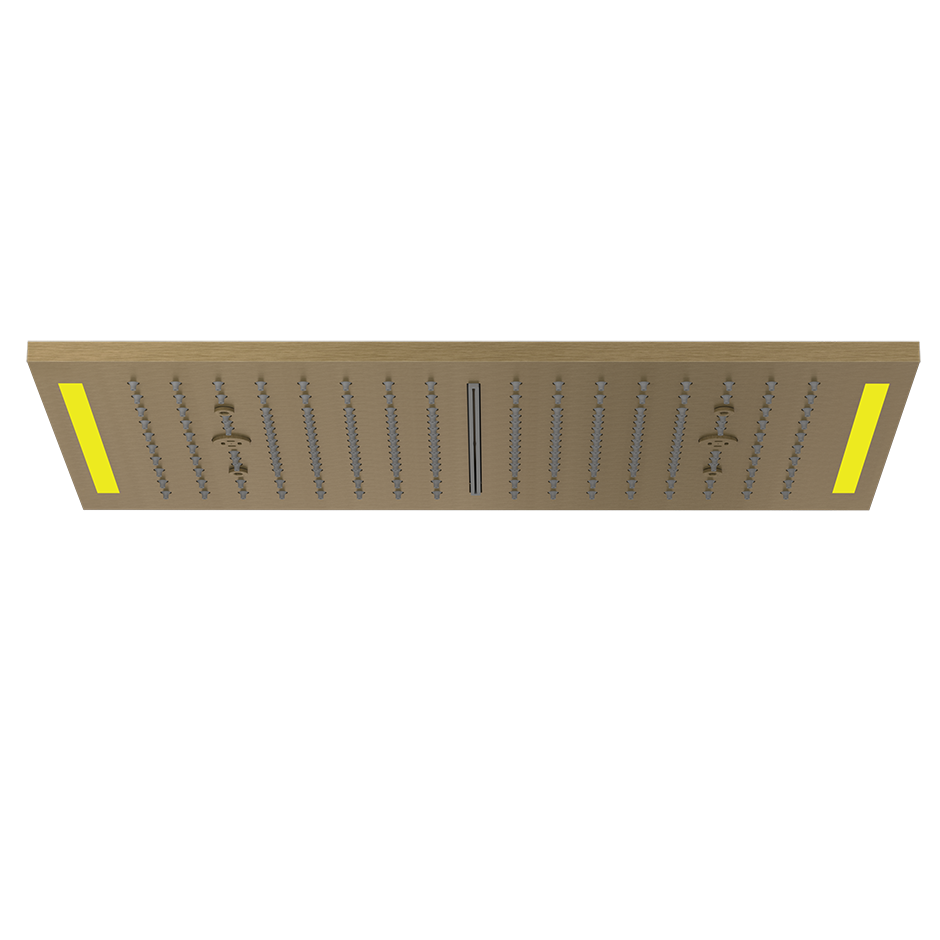 Colour Cover with Lighting System - 57882 Showers GESSI Antique Brass