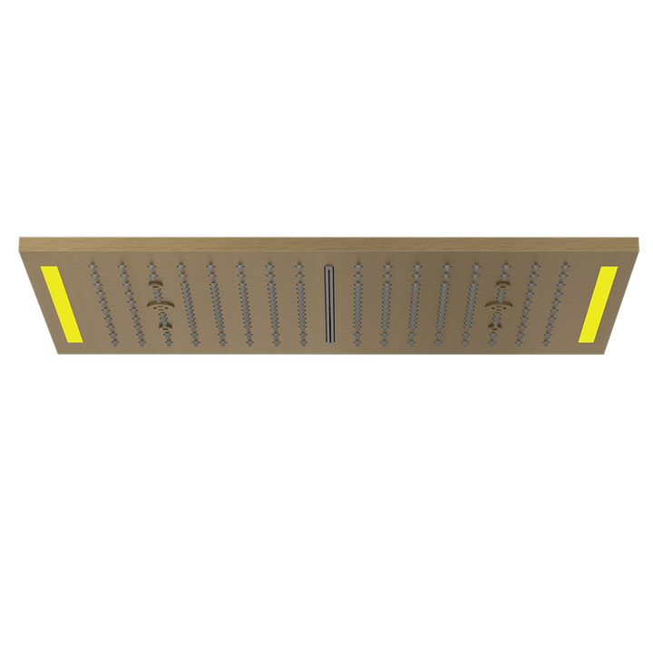 Colour Cover with Lighting System - 57882 Showers GESSI Antique Brass