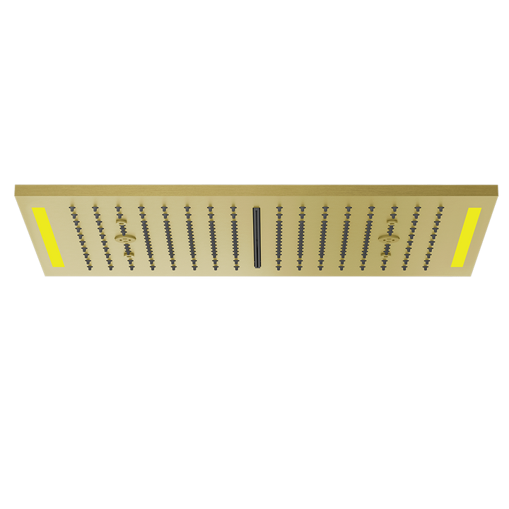 Colour Cover with Lighting System - 57882 Showers GESSI Gold Brushed PVD