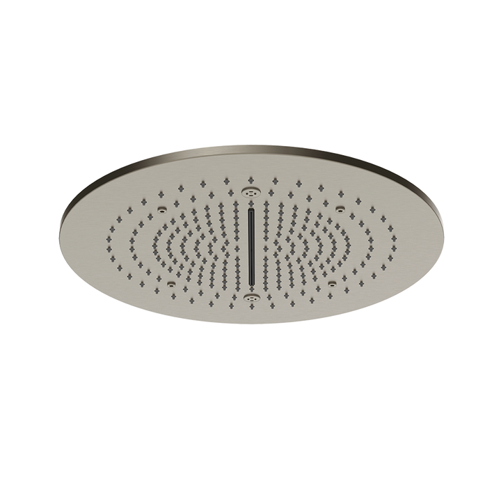 Trim for Ceiling Mount Shower System - 57975 Showers GESSI Steel Brushed