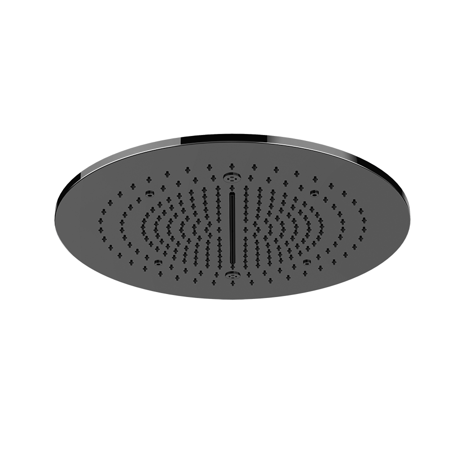 Trim for Ceiling Mount Shower System - 57975 Showers GESSI Black Metal PVD