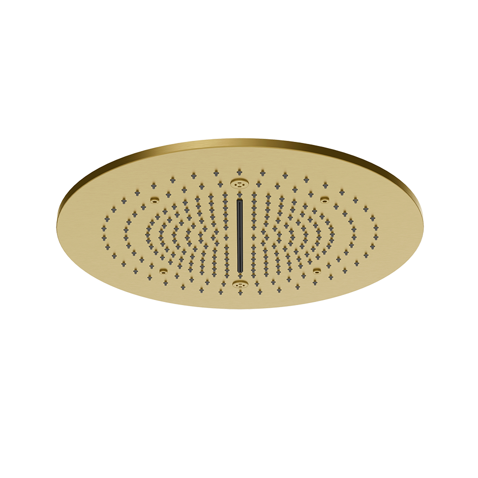 Trim for Ceiling Mount Shower System - 57975 Showers GESSI Gold Brushed PVD