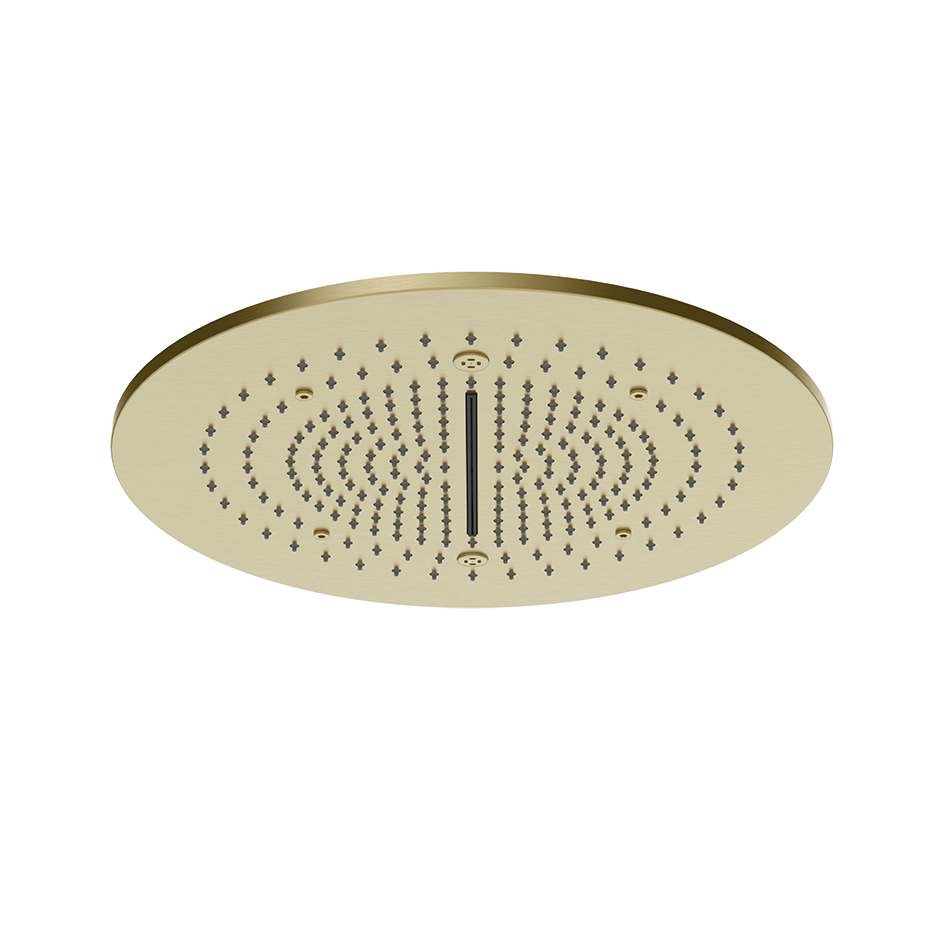 Trim for Ceiling Mount Shower System - 57975 Showers GESSI Brass Brushed PVD