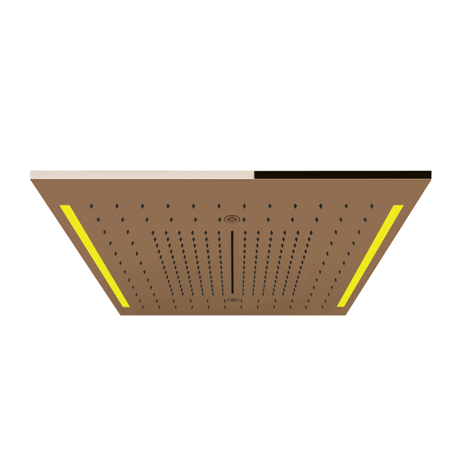 Colour Cover with Lighting System - 57977 Showers GESSI Copper PVD