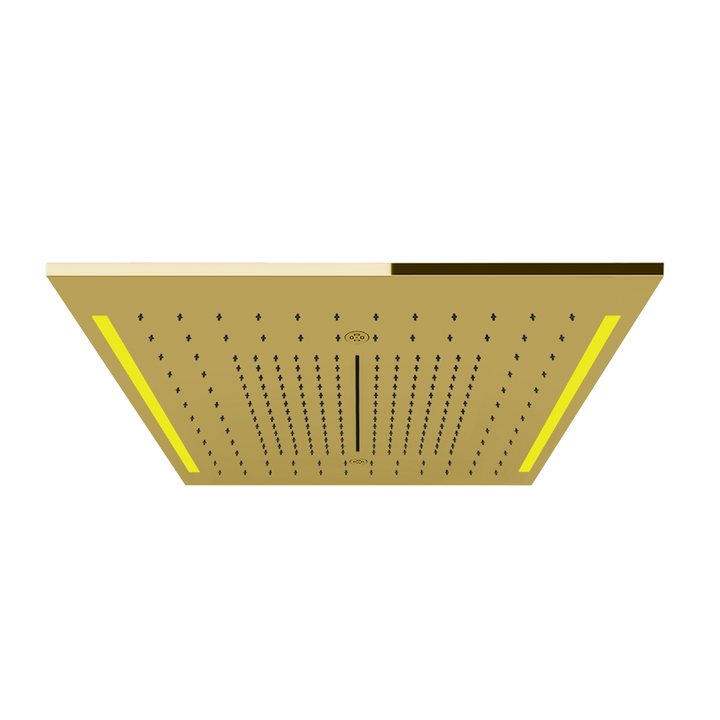 Colour Cover with Lighting System - 57977 Showers GESSI Gold PVD