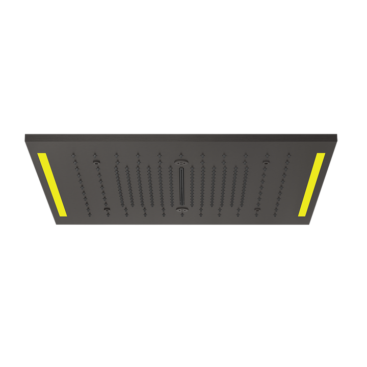 Colour Cover with Lighting System - 57977 Showers GESSI Black Metal Brushed PVD
