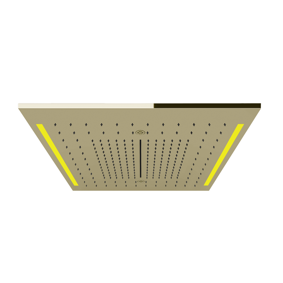 Colour Cover with Lighting System - 57977 Showers GESSI Brass PVD