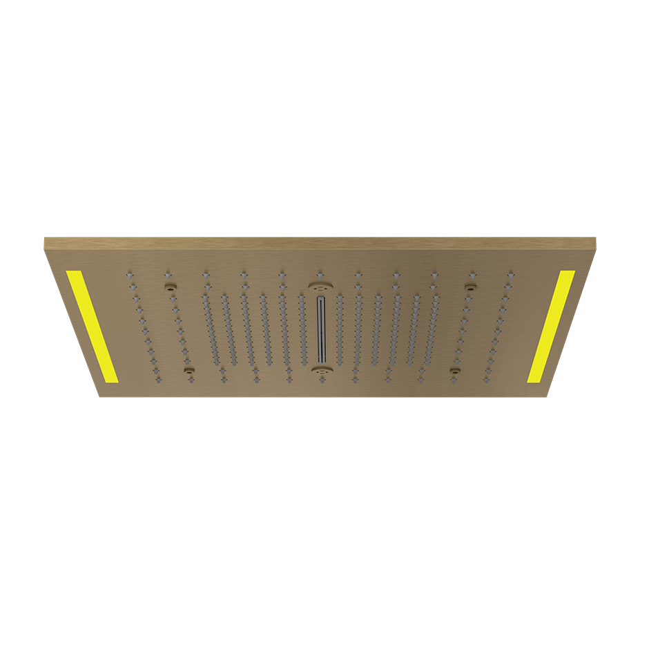 Colour Cover with Lighting System - 57977 Showers GESSI Antique Brass