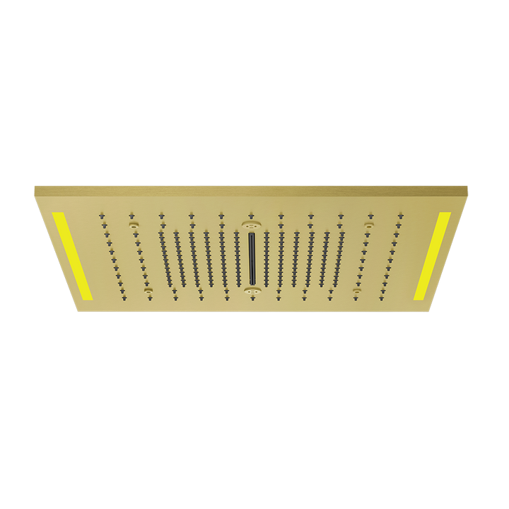 Colour Cover with Lighting System - 57977 Showers GESSI Gold Brushed PVD