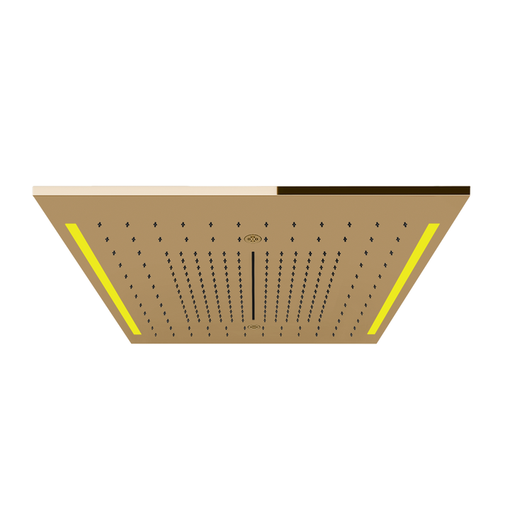 Colour Cover with Lighting System - 57977 Showers GESSI Warm Bronze PVD
