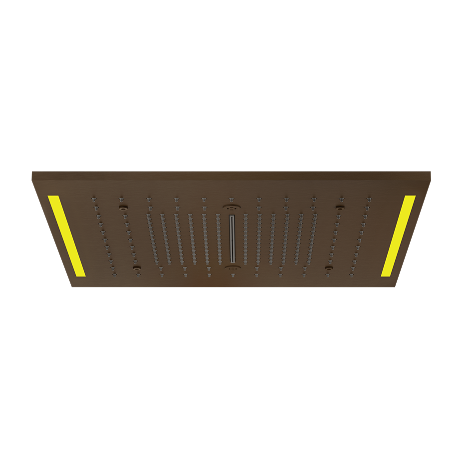Colour Cover with Lighting System - 57977 Showers GESSI Dark Bronze