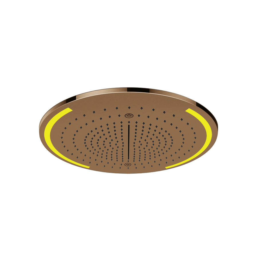 Colour Cover with Lighting System - 57980 Showers GESSI Copper PVD